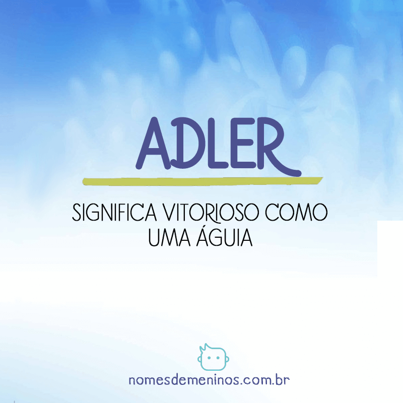 Significado do nome Adler
