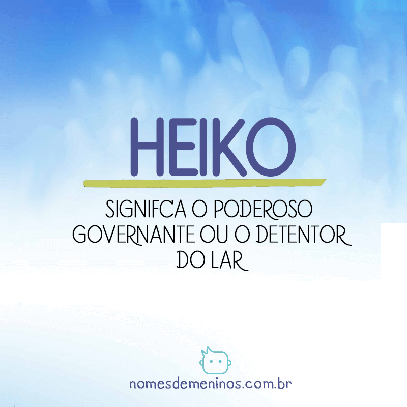 Significado de Heiko