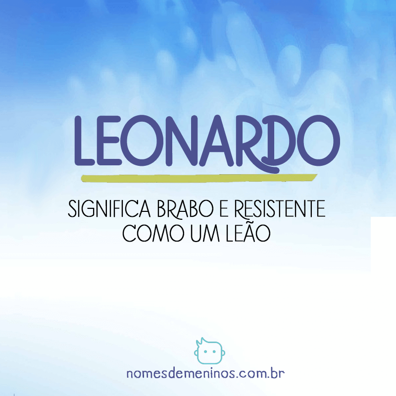 Significado do nome Leonardo