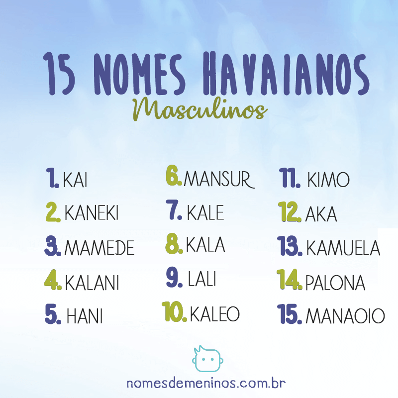 NOME HAVAIANOS